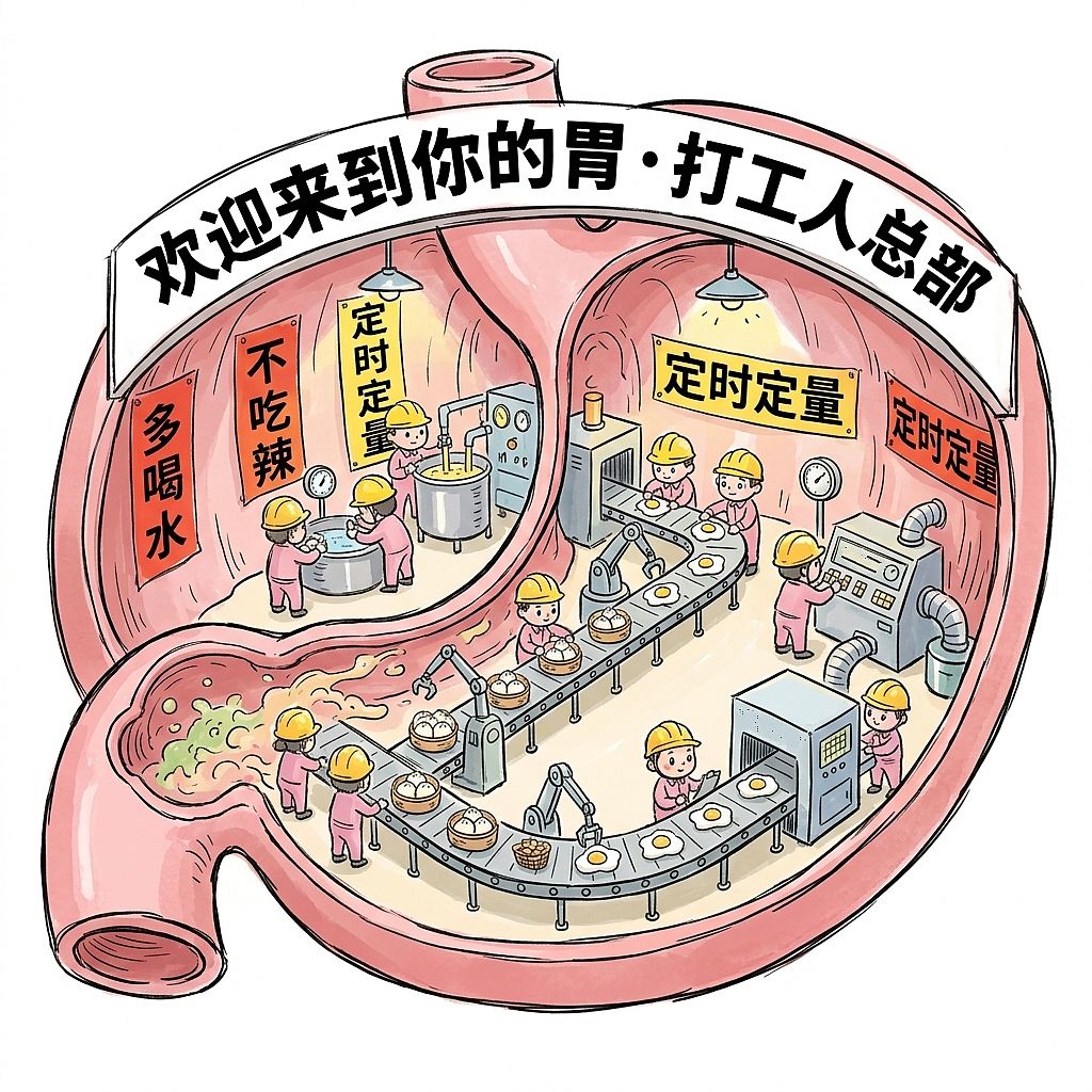 你的胃正在偷偷"吃自己"!每3天不换皮就当场融化(图ZNDExMTg1MzI0) - 中/长篇漫画 - 站酷设计师huashuoshi原创素材 - 站酷ZCOOL