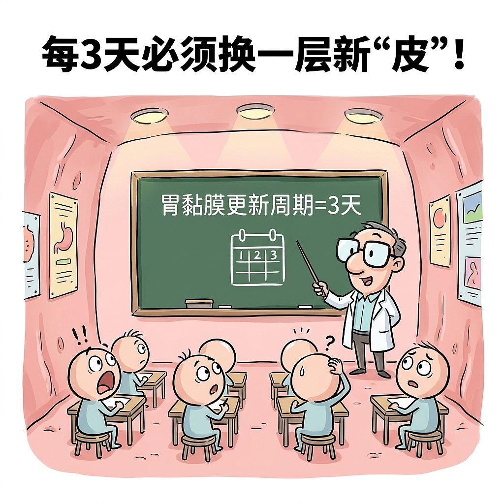 你的胃正在偷偷"吃自己"!每3天不换皮就当场融化(图ZNDExMTg1MzI4) - 中/长篇漫画 - 站酷设计师huashuoshi原创素材 - 站酷ZCOOL