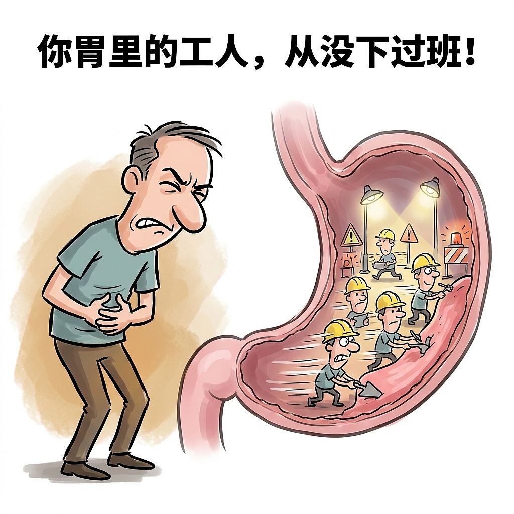 你的胃正在偷偷"吃自己"!每3天不换皮就当场融化(图ZNDExMTg1MzQ0) - 中/长篇漫画 - 站酷设计师huashuoshi原创素材 - 站酷ZCOOL