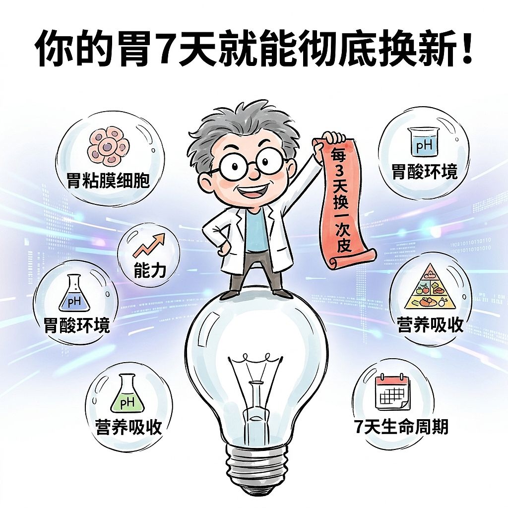 你的胃正在偷偷"吃自己"!每3天不换皮就当场融化(图ZNDExMTg1MzQ4) - 中/长篇漫画 - 站酷设计师huashuoshi原创素材 - 站酷ZCOOL