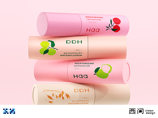 Haa唇部精华油包装设计丨 护肤 包装 设计 视觉