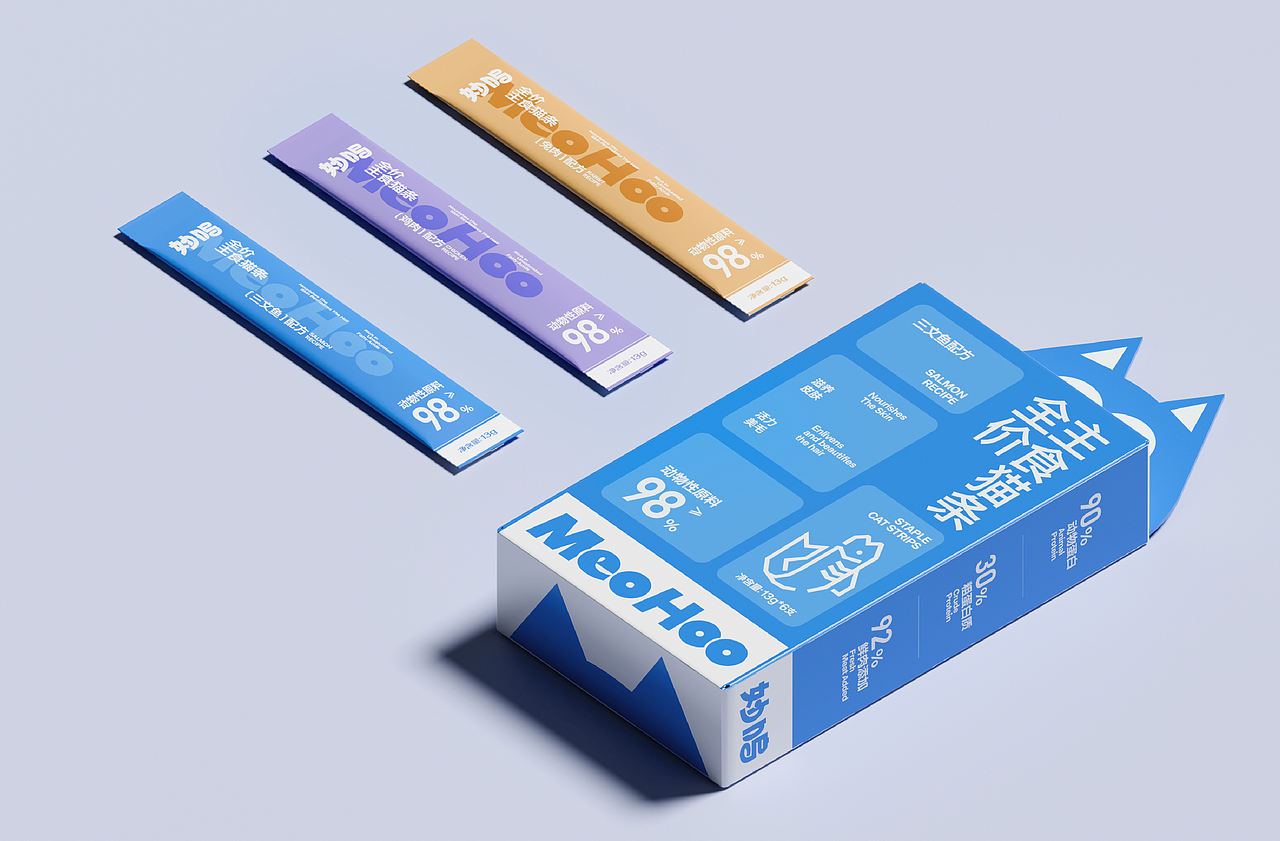 MeoHoo妙呜 | 宠物品牌包装设计(图ZNDExMjIyMzgw) - 品牌 - 站酷设计师野生花品牌设计原创素材 - 站酷ZCOOL