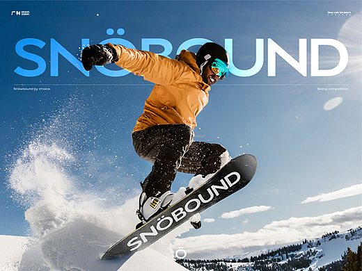 SNÖBOUND｜滑雪板LOGO设计