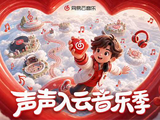 网易云音乐季-项目制商业aigc运营设计-向量设计