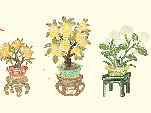 皮影插画