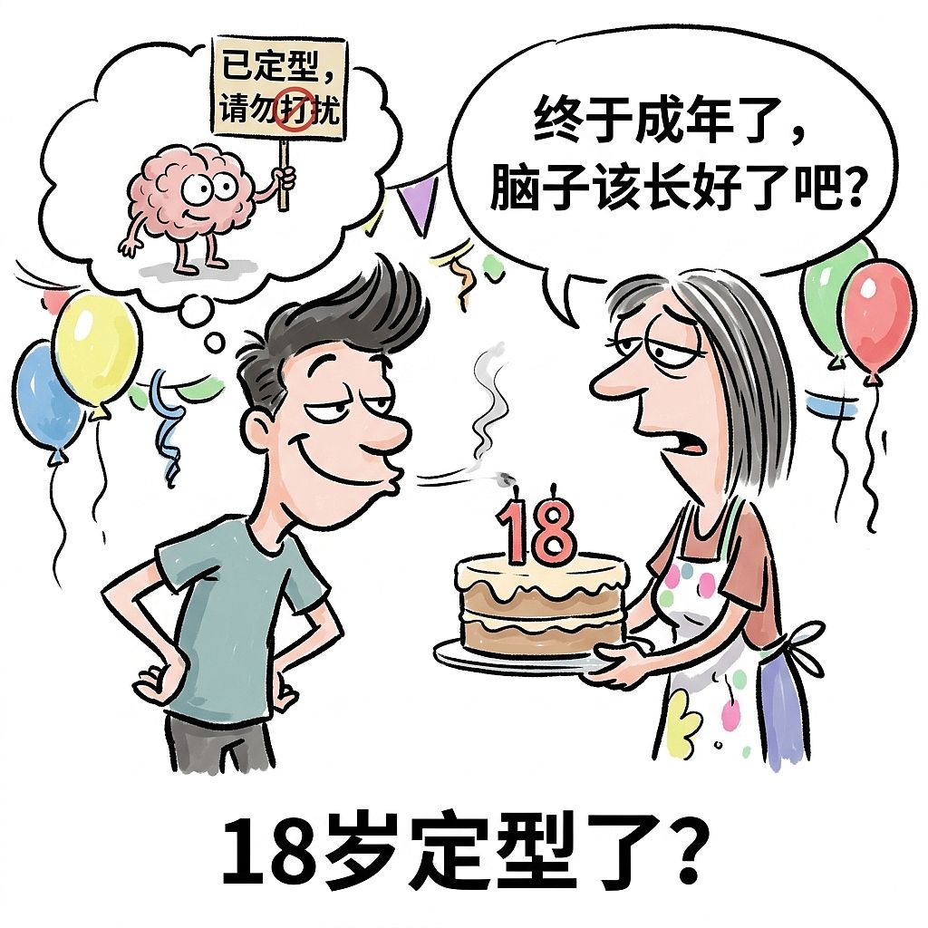 大脑的5个人生阶段:9岁、32岁、66岁、83岁(图ZNDExMjYxNTYw) - 中/长篇漫画 - 站酷设计师huashuoshi原创素材 - 站酷ZCOOL