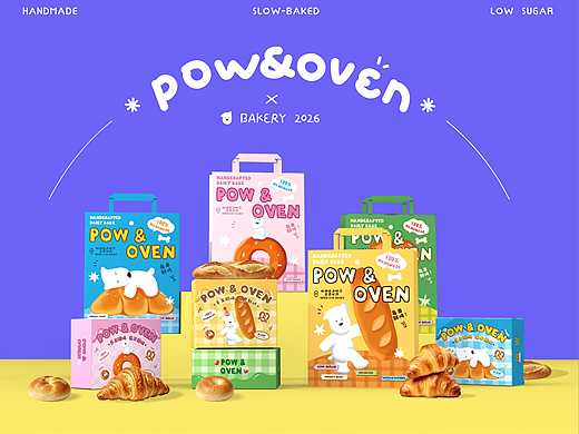 pow&oven 狗狗烘焙馆&包装设计  MUMU木梓design