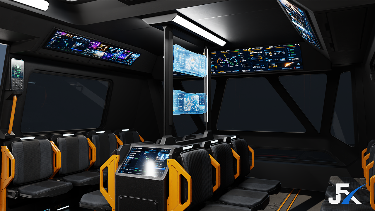 FRONTIER Transit｜自主载客穿梭机（图ZNDExMjcwMzEy） - 机械/交通 - 站酷设计师动画肝帝原创素材 - 站酷ZCOOL