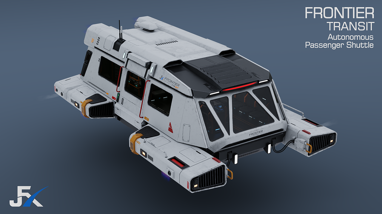 FRONTIER Transit｜自主载客穿梭机（图ZNDExMjcwMzY0） - 机械/交通 - 站酷设计师动画肝帝原创素材 - 站酷ZCOOL