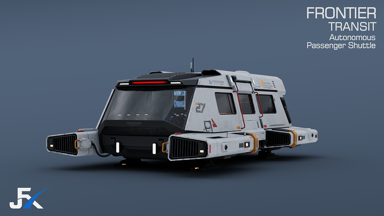 FRONTIER Transit｜自主载客穿梭机（图ZNDExMjcwMzcy） - 机械/交通 - 站酷设计师动画肝帝原创素材 - 站酷ZCOOL