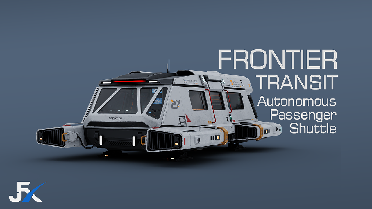 FRONTIER Transit｜自主载客穿梭机（图ZNDExMjcwMzgw） - 机械/交通 - 站酷设计师动画肝帝原创素材 - 站酷ZCOOL