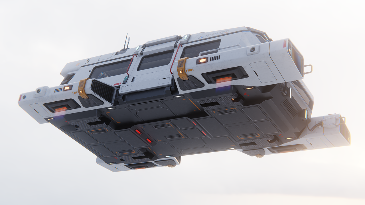 FRONTIER Transit｜自主载客穿梭机（图ZNDExMjcwMzg4） - 机械/交通 - 站酷设计师动画肝帝原创素材 - 站酷ZCOOL
