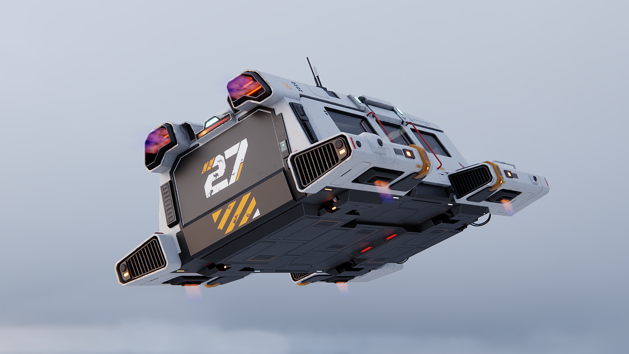FRONTIER Transit｜自主载客穿梭机（图ZNDExMjcwMzg0） - 机械/交通 - 站酷设计师动画肝帝原创素材 - 站酷ZCOOL