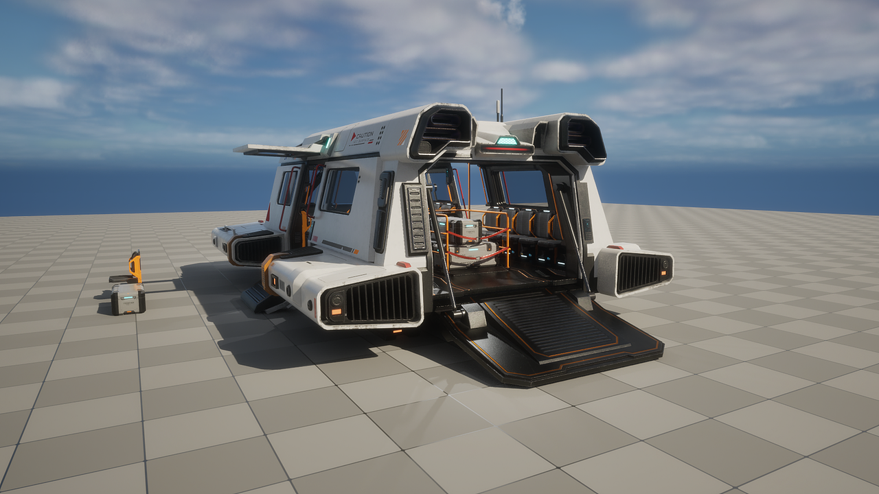 FRONTIER Transit｜自主载客穿梭机（图ZNDExMjcwNDI4） - 机械/交通 - 站酷设计师动画肝帝原创素材 - 站酷ZCOOL