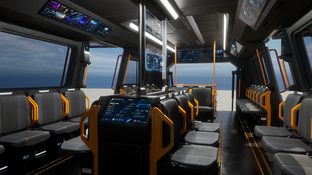 FRONTIER Transit｜自主载客穿梭机（图ZNDExMjcwNDM2） - 机械/交通 - 站酷设计师动画肝帝原创素材 - 站酷ZCOOL