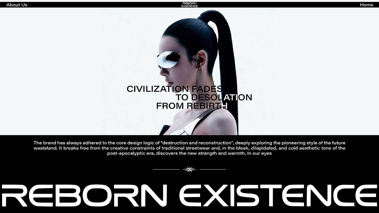 REBORN EXISTENCE-logo及品牌风格（图ZNDExMjcyNTI0） - Logo - 站酷设计师王新Zuo原创素材 - 站酷ZCOOL