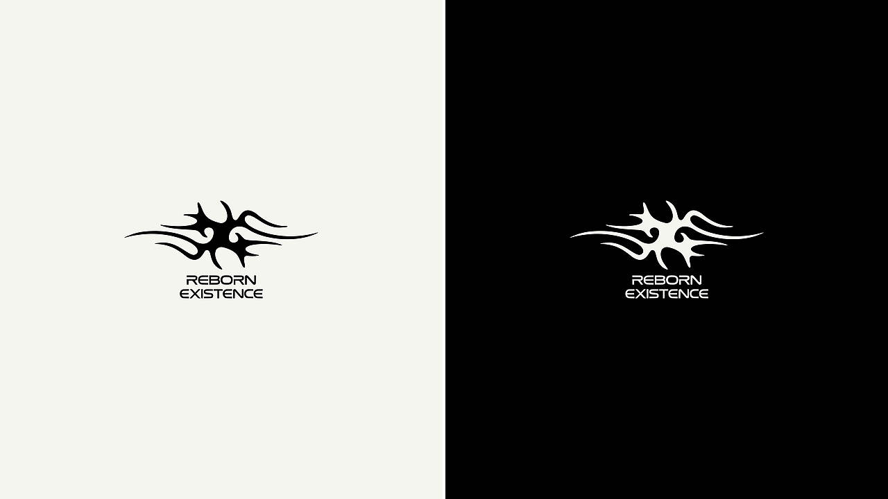 REBORN EXISTENCE-logo及品牌风格（图ZNDExMjcyNjg0） - Logo - 站酷设计师王新Zuo原创素材 - 站酷ZCOOL