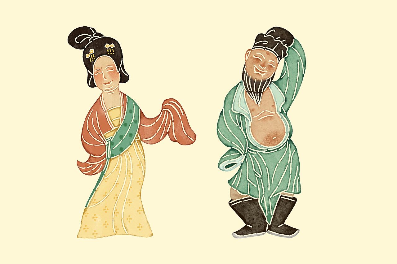 乐舞&皮影插画（图ZNDExMjc0MjUy） - 儿童插画 - 站酷设计师Duffy汪原创素材 - 站酷ZCOOL