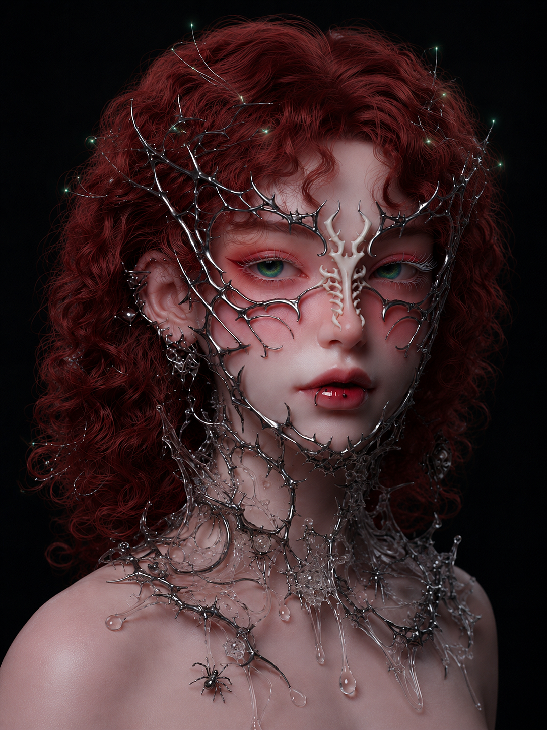 Synthetic Eve--哥特仿生幻想（图ZNDExMjg1OTY4） - 人物/生物 - 站酷设计师猫猫爱吃小橘子原创素材 - 站酷ZCOOL