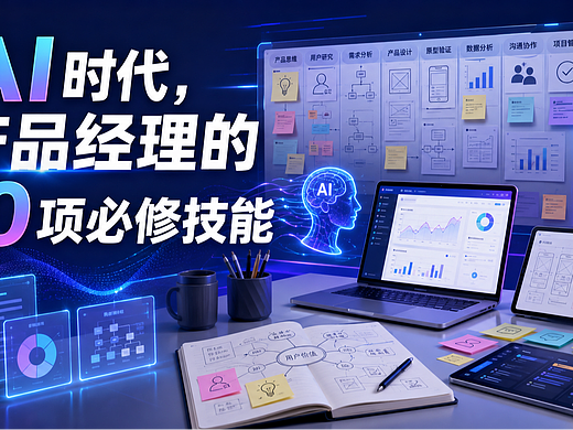 AI时代PM能力模型：10项技能，工具加速+人掌方向