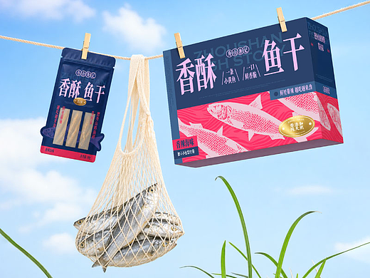 包装全案 | 舟山渔记香酥鱼干 