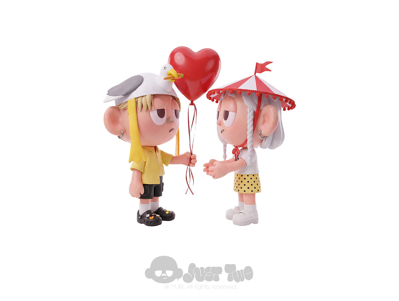 #刚好是你 JUST TWO(图ZNDExMzI3NjY0) - 人物/生物 - 站酷设计师宇琪Yuki原创素材 - 站酷ZCOOL