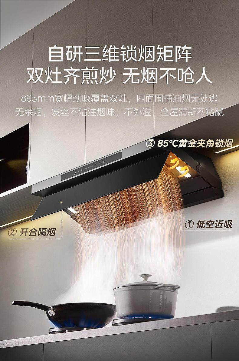 美的/银河PRO油烟机详情页单品策略全案（图ZNDExMzQ3NjYw） - 电商 - 站酷设计师懒得改名啊原创素材 - 站酷ZCOOL