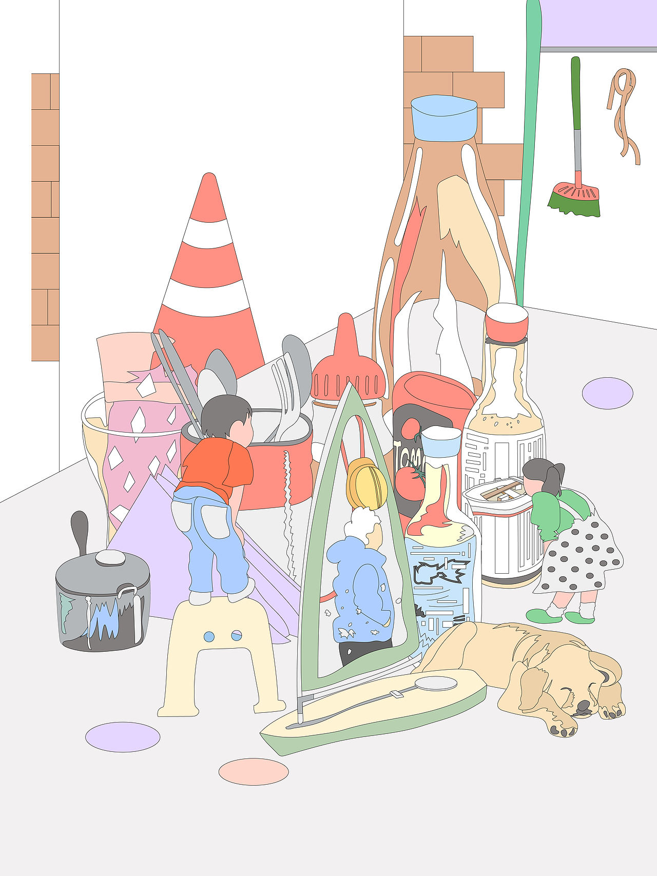 画画日记36（图ZNDExMzUzODQ4） - 艺术插画 - 站酷设计师彩色乱麻原创素材 - 站酷ZCOOL
