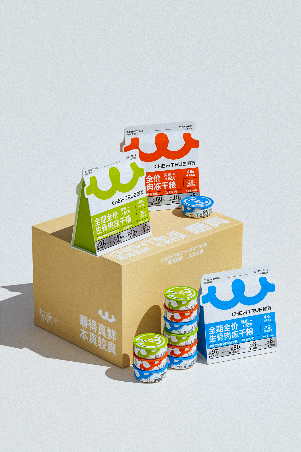 嚼真|把“较真”写进每一口的宠物猫粮品牌全案设计(图ZNDExMzU1ODg0) - 品牌 - 站酷设计师潭影空原创素材 - 站酷ZCOOL
