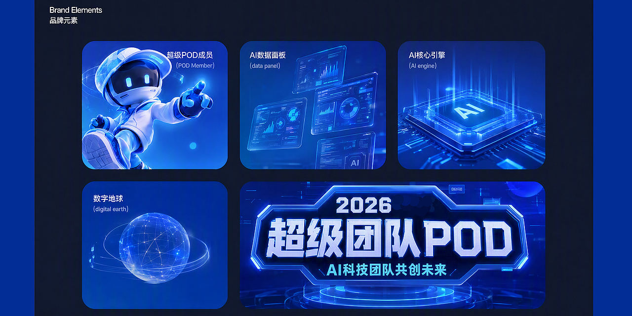 超级团队POD主视觉设计（图ZNDExMzU3MDcy） - 海报 - 站酷设计师蓝湖羊原创素材 - 站酷ZCOOL