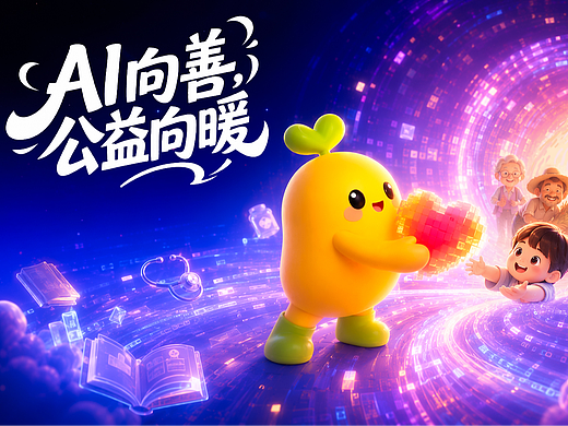 公益向暖主视觉设计