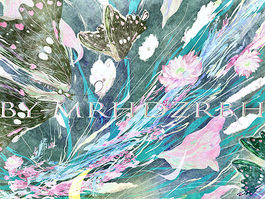 《欲生因莲花》(个人主页-ZNzQwNTY5NjA=) - 艺术插画 - 站酷设计师美如画的中二病原创素材 - 站酷ZCOOL
