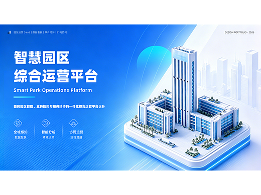 智慧园区综合运营平台|企业级 B 端 UX/UI 设计
