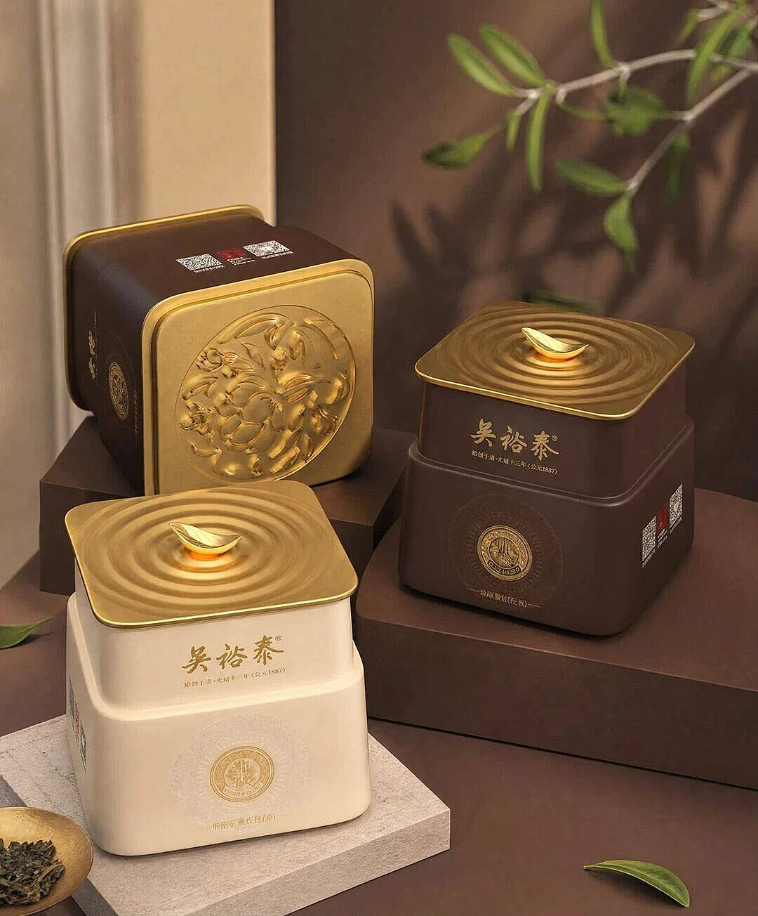 斩获2024MUSE奖|吴裕泰135周年典藏茶礼盒(图ZNDExMzc2Njgw) - 包装 - 站酷设计师柏星龙包装设计原创素材 - 站酷ZCOOL