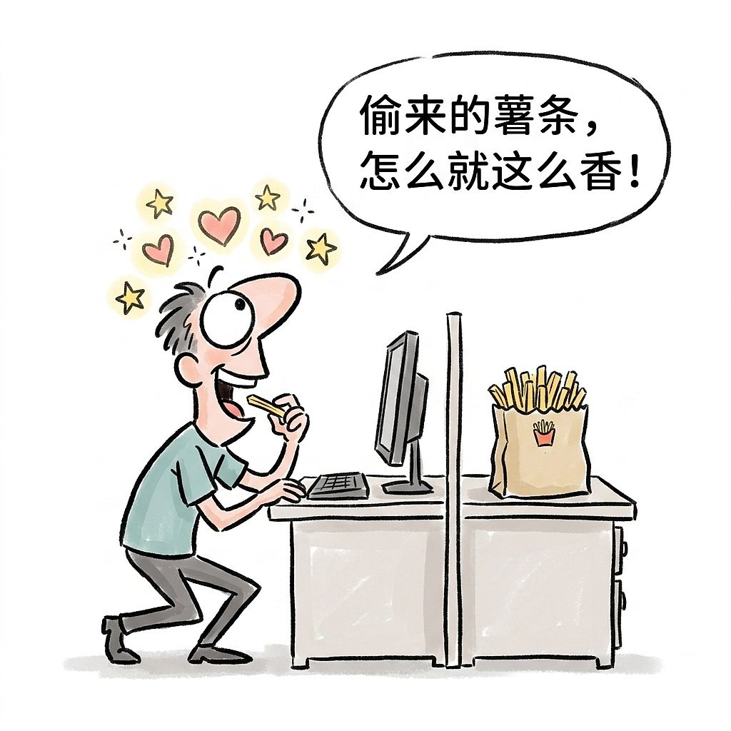 为什么偷吃的永远比自己买的香?三个心理学效应实锤(图ZNDExNDA3MTI4) - 中/长篇漫画 - 站酷设计师huashuoshi原创素材 - 站酷ZCOOL