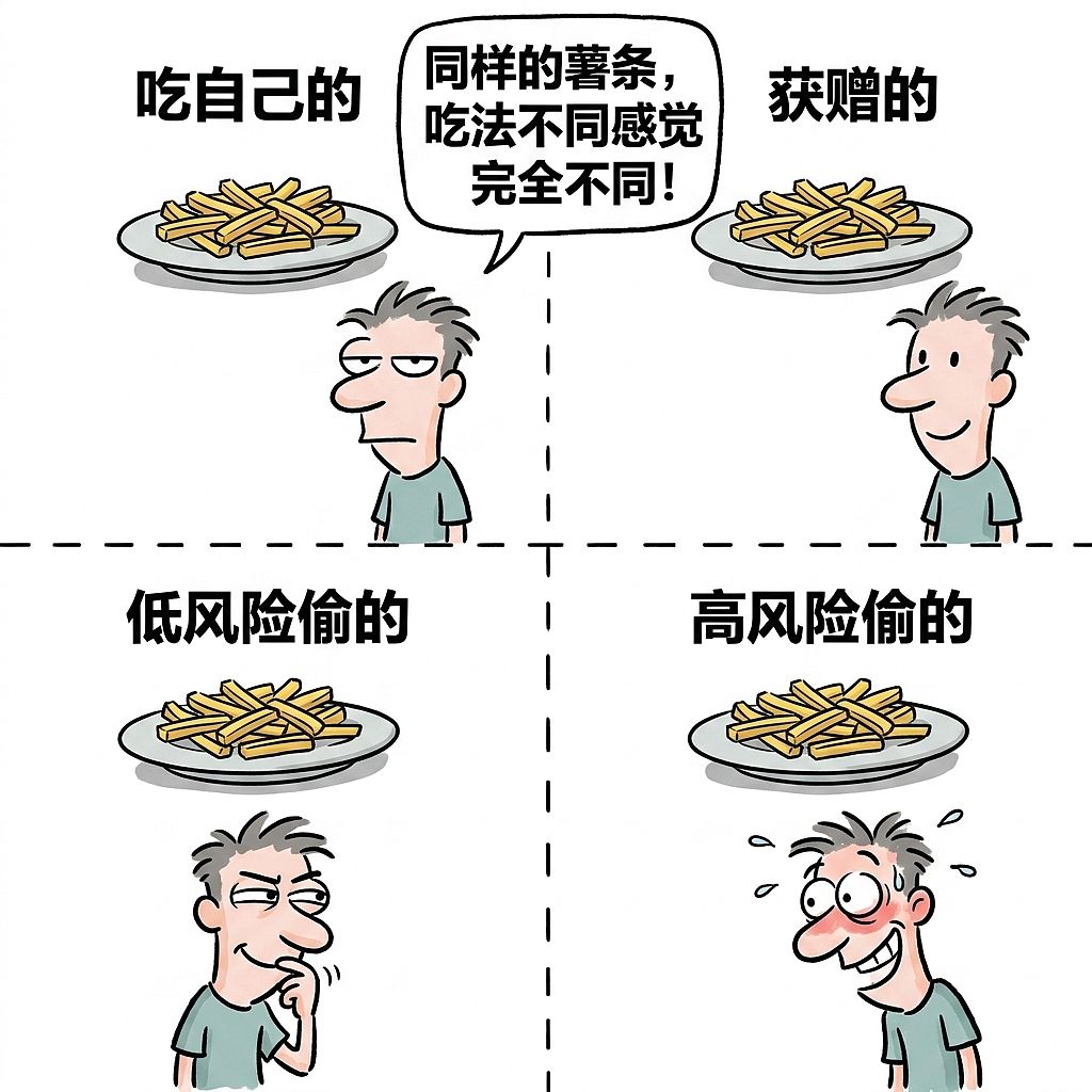 为什么偷吃的永远比自己买的香?三个心理学效应实锤(图ZNDExNDA3MTQ0) - 中/长篇漫画 - 站酷设计师huashuoshi原创素材 - 站酷ZCOOL