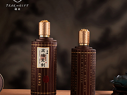 卷轴白酒创意设计包装盒瓶一斤装粮食酱浓香酒