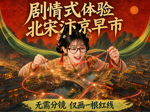 第二代AI线控玩法🎬剧情式体验北宋汴京早市