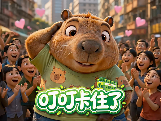 卡皮巴拉的生活 第二季 EP3 叮叮卡住了