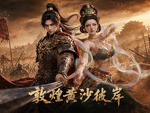AI 漫剧《敦煌•黄沙彼岸》