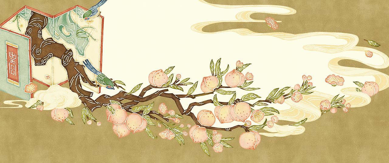 春&皮影插画（图ZNDExNDE2MDI4） - 创作习作 - 站酷设计师Duffy汪原创素材 - 站酷ZCOOL