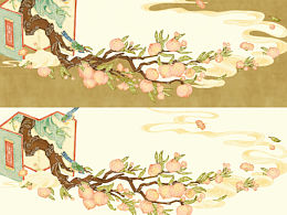 春&皮影插画