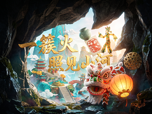 《一簇火,照见山河》