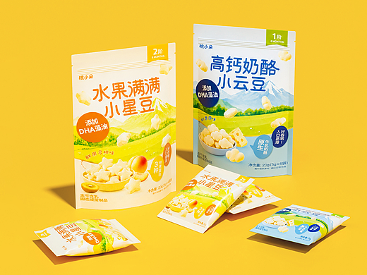 自然童趣｜婴幼儿溶豆系列包装设计