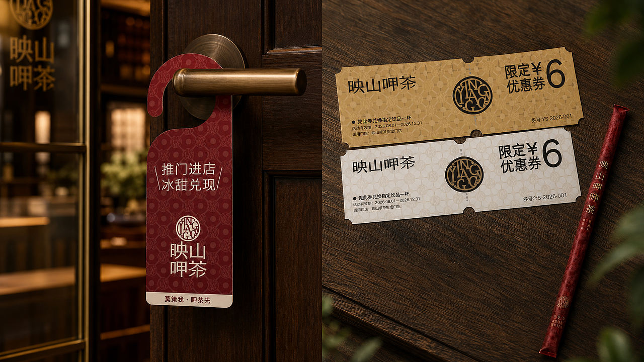 映山呷茶｜当代湖湘茶饮品牌视觉设计（图ZNDExNDU0MDIw） - 品牌 - 站酷设计师彭小雅品牌设计师原创素材 - 站酷ZCOOL