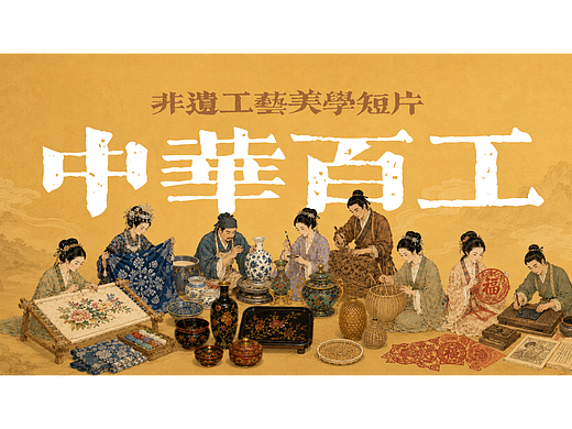 《中华百工》｜九种传统工艺的东方视觉重构