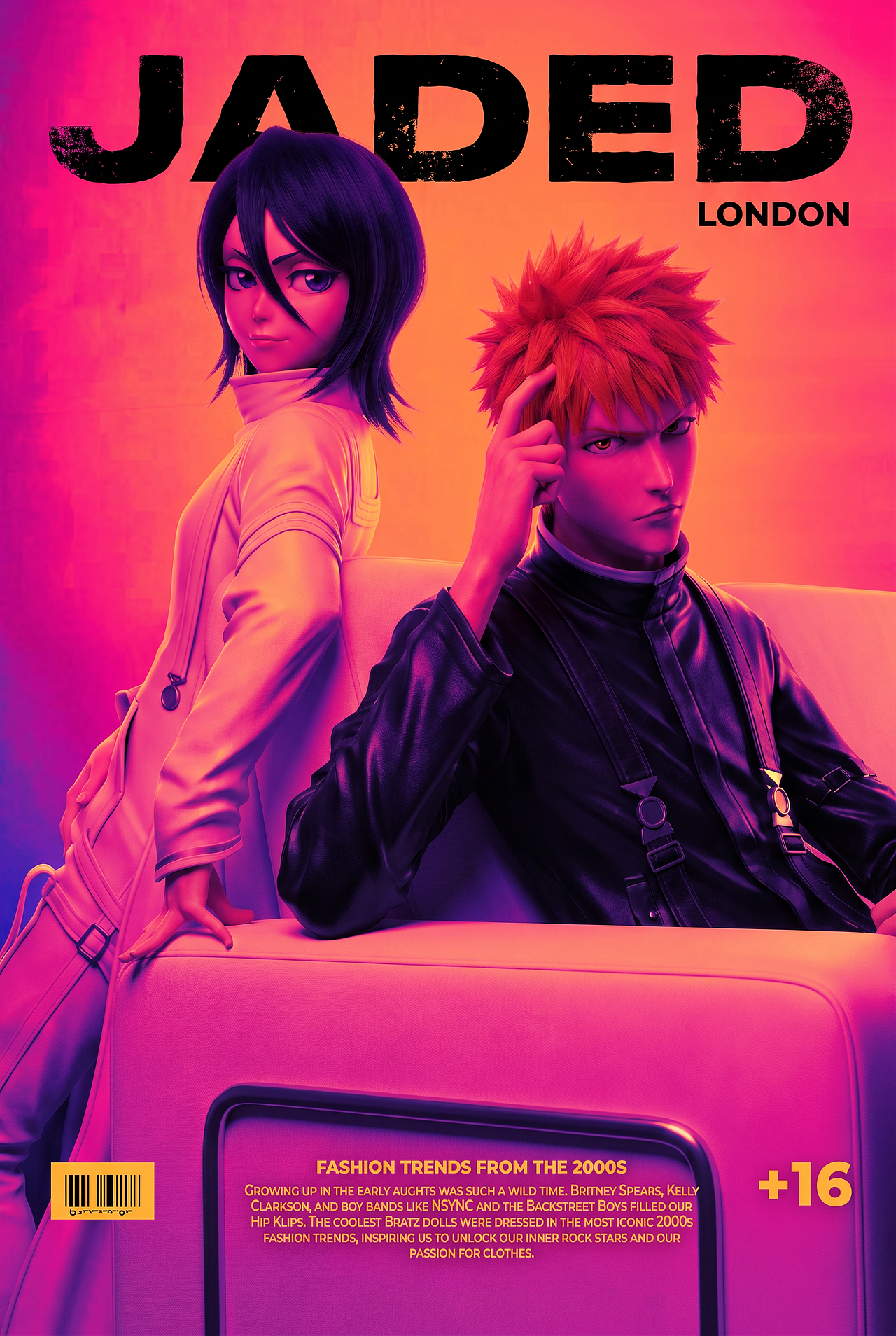 BLEACH | Visual Design about Ichigo & Rukia（图ZNDExNDYxMzUy） - 海报 - 站酷设计师轻介入Linto原创素材 - 站酷ZCOOL