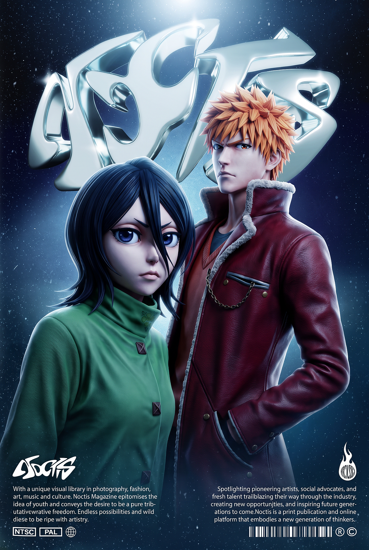 BLEACH | Visual Design about Ichigo & Rukia（图ZNDExNDYxNjQ4） - 海报 - 站酷设计师轻介入Linto原创素材 - 站酷ZCOOL
