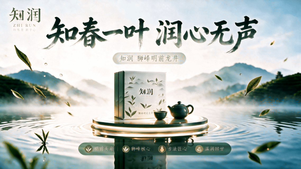 《知春一叶，润心无声》｜知润品牌视觉全案设计（图ZNDExNDY5NDY0） - AI作品 - 站酷设计师枯桑知天风原创素材 - 站酷ZCOOL