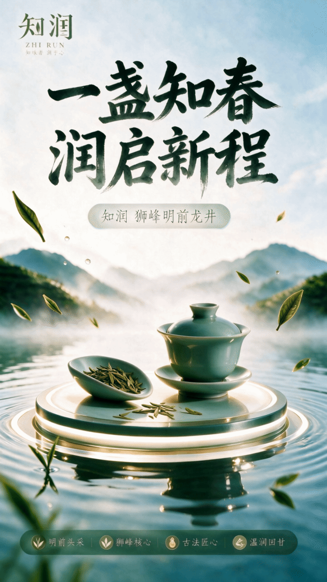 《知春一叶，润心无声》｜知润品牌视觉全案设计（图ZNDExNDY5NDky） - AI作品 - 站酷设计师枯桑知天风原创素材 - 站酷ZCOOL